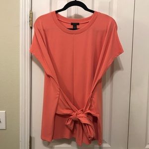 Halogen Wrap Detail Stretch Knot Top